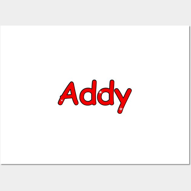 Addy name. Personalized gift for birthday your friend. Wall Art by grafinya